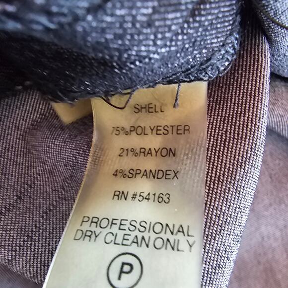 Calvin Klein Black Belted Shirt Dress Size 6 - Picture 5 of 7